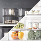 BINO | Stackable Storage Drawers, Small - Clear | THE CRATE COLLECTION | Storage Bins With Drawers | Bathroom Organizers | Under Sink Organizer | Vanity Cabinet Home Organization - Image 4