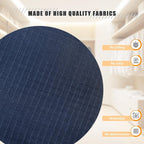Hanging Closet Organizer 5-Shelf, Oxford Fabric Wardrobe Storage, Navy Blue | Easy-mount foldable design holds clothes, handbags, shoes & accessories; washable Oxford fabric, sturdy and space-saving. - Image 4