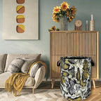Retro Snake Laundry Basket Oxford Cloth Foldable Hamper 18.9x16.5 In - Image 7