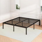 Hafenpo 12 Inch Full Bed Frame, Under Bed Storage, Black - Image 4