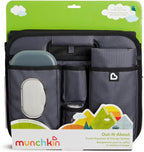 Munchkin Out-n-About Trunk Organizer for SUVs and Cars with Portable Changing Pad and Wet Baby Wipes for Diaper Changes On-the-Go, Collapsible, Grey - Image 2