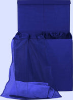 Simple Houseware Double Laundry Hamper with Lid & Removable Bags, Dark Blue - Image 4