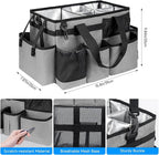 Cleaning Caddy Bag, Large Cleaning Bag for Housekeepers, Rose Gray - Image 6