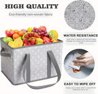 Reusable Grocery Bags 4 Pack, Foldable & Water Resistant Shopping Bags - Image 4