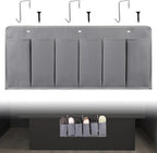 RVZONE 6‑Large‑Pocket RV Bedside Hanging Organizer with Sturdy Hooks by RVZONE