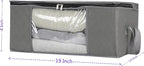 Storage Clothes Bins Closet Bags: Containers Organizer Bag Boxes Clothing Bin Box Container Organization for Organizing Blanket Cloth Pillow Sheet Sweater and Storage Totes Organizers With Lids - Image 3