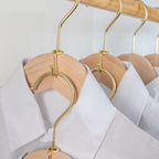 Clothes Hanger Connector Hooks, 36 Pack Gold Metal Cascading Extender Clips, Sturdy Mini Hanger Hooks for Velvet Hangers, Closet Space Saving Organizer - Image 7