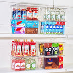 theaoo XLarge Clear Storage Bins with Lids, Stackable Containers, 8 Pack - Image 7
