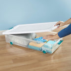 Sterilite Wheeled Latching Box w/ Lids for Home & Office, 56 Quart, 6-Pack - Image 4